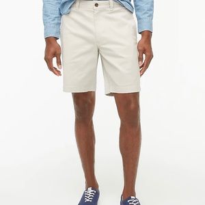 J Crew Men’s Flex Khaki Short, 9” inseam